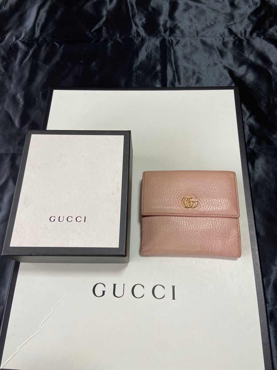 GUCCI グッチ 二つ折り財布 マーモント beachedgepools.com