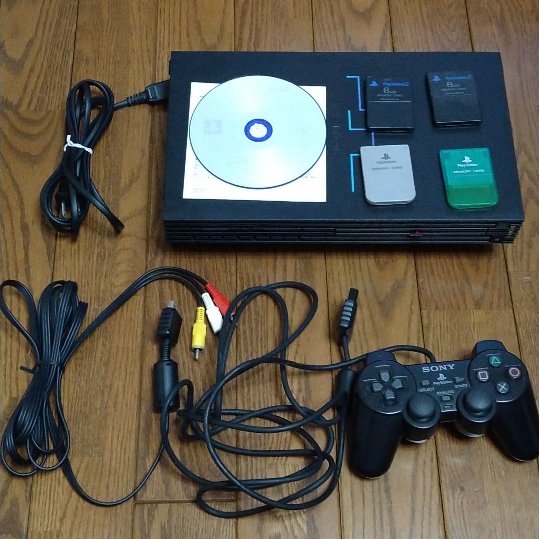 SONY PlayStation2 メモリーカード PS2 プレイステーション2 薄型 プレステ2 AVケーブル