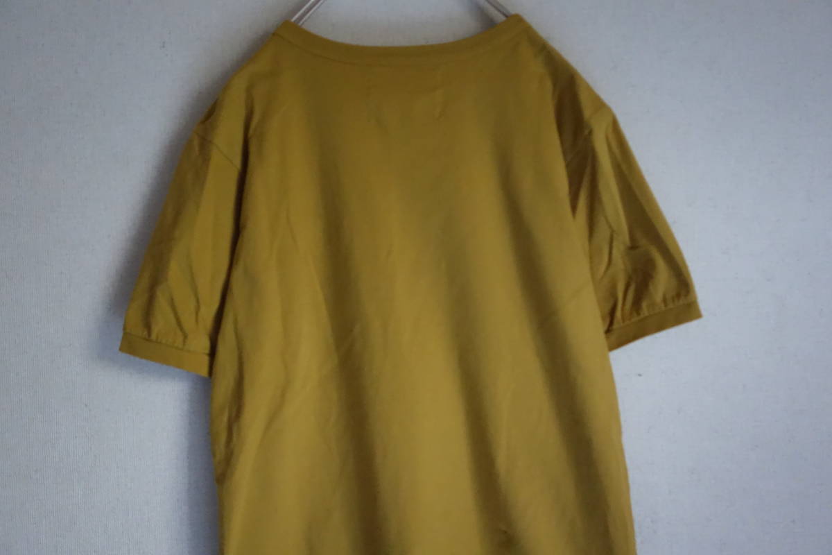 2019 beautiful goods MHL. Margaret Howell * Urban Research special order PRINTED LOGO T-shirt S mustard made in Japan *7700 jpy 