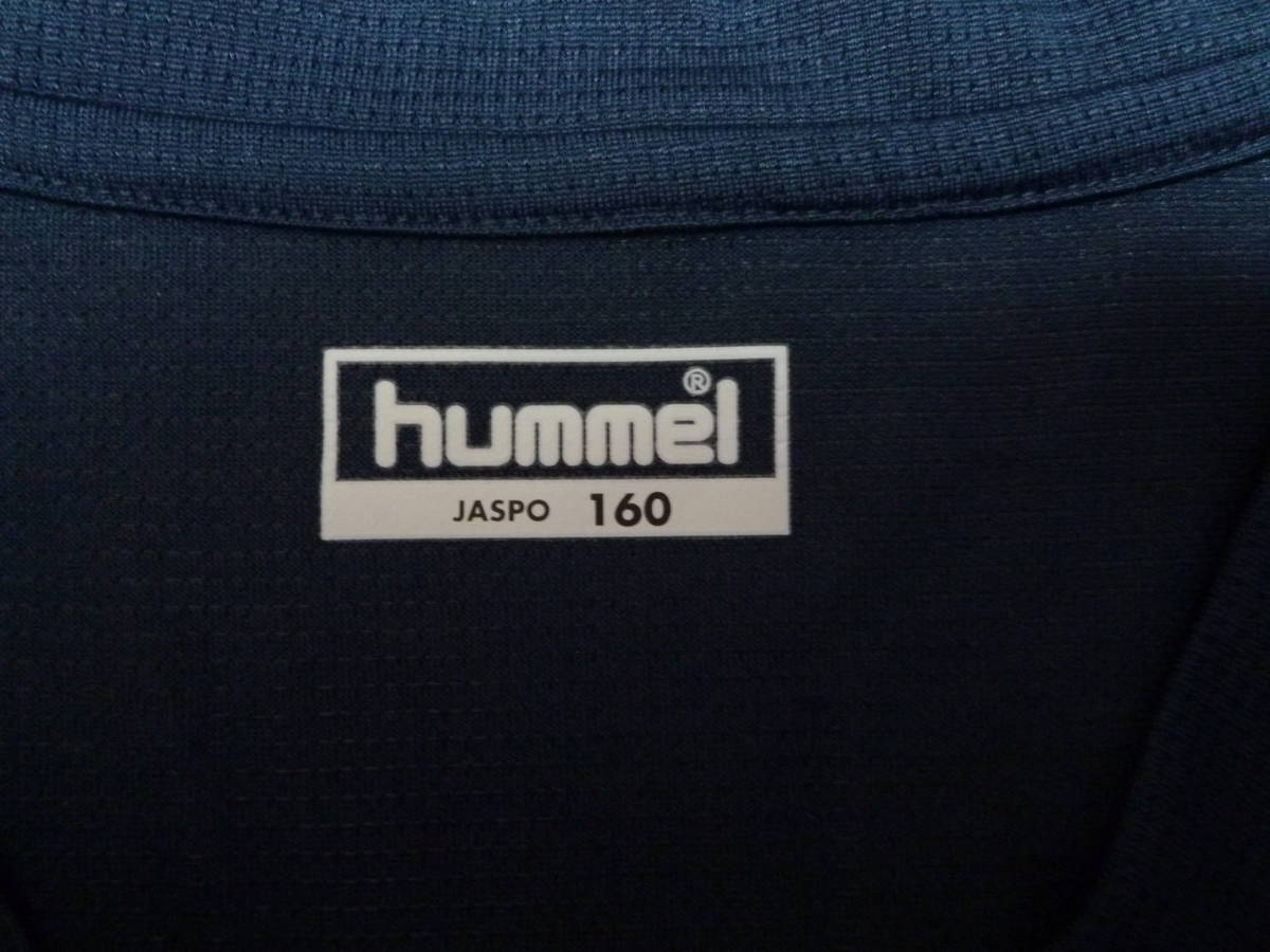 ヒュンメル ノースリーブシャツ紺 160サイズ_画像3