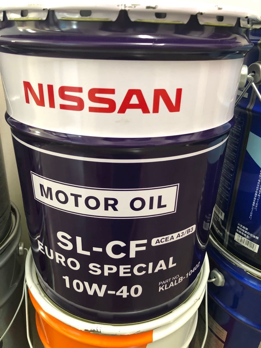 新作ウエア 日産 ユーロスペシャル SL-CF 10W-40 20L 兼用エンジン