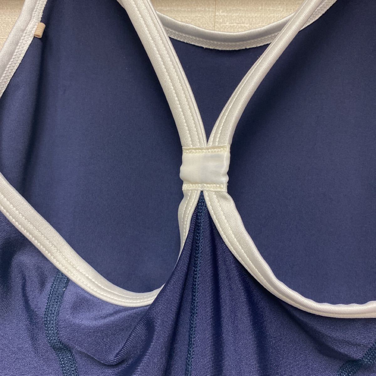 スピード Speedo 競泳水着 ネイビー 白 パイピング Sサイズ スピード Speedo 競泳水着 ネイビー 白 パイピング Sサイズ