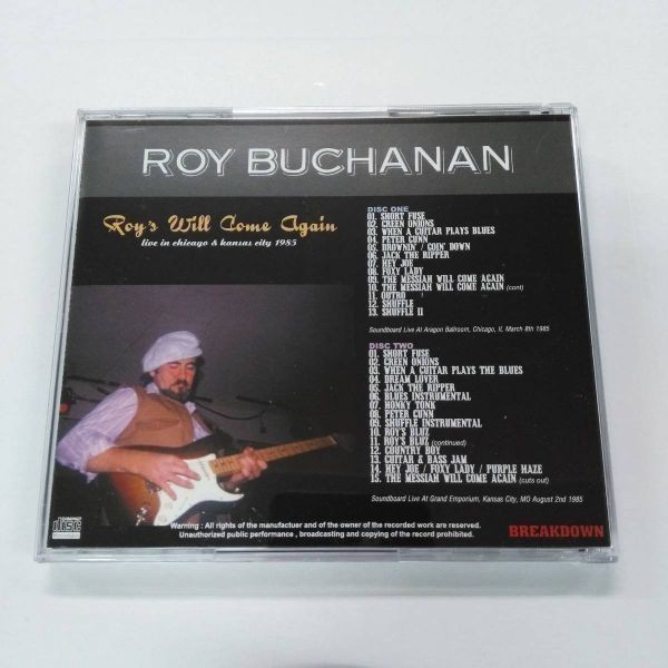 【定番】BREAKDOWN: ROY BUCHANAN ◆ ロイ・ブキャナン - ROY'S WILL COME AGAIN 85_画像2