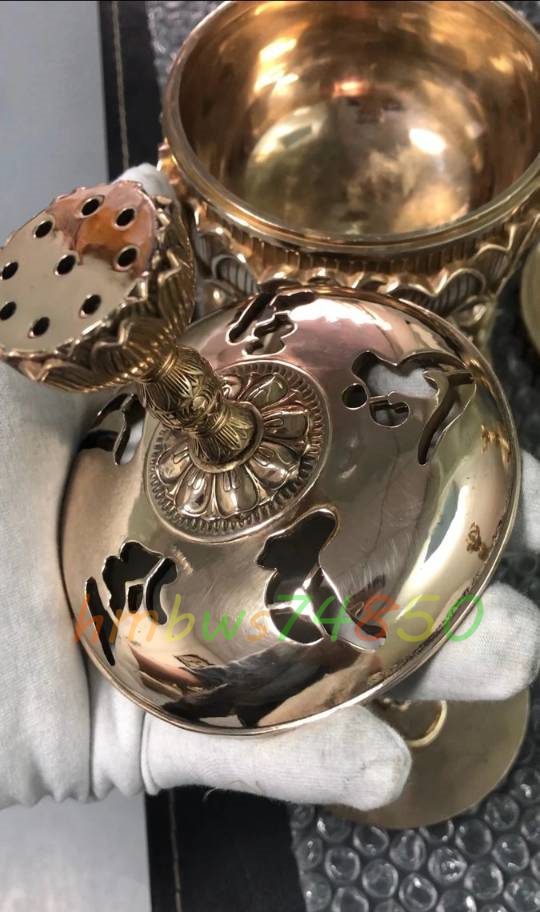 密教法具 寺院仏具」極上品 大悲香炉 仏具 銅製 磨き仕上げ 高さ31cm 密教法具 寺院仏具」極上品 大悲香炉 仏具 銅製 磨き仕上げ 高さ31cm
