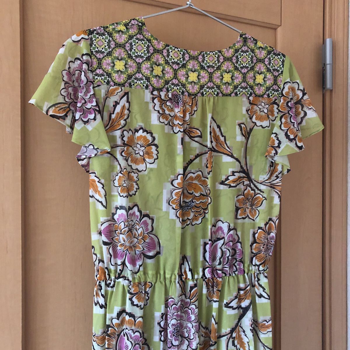 Mackintosh philosophy ワンピース キャミソール付 M ロングスカートドレス 日本製 グリーン
