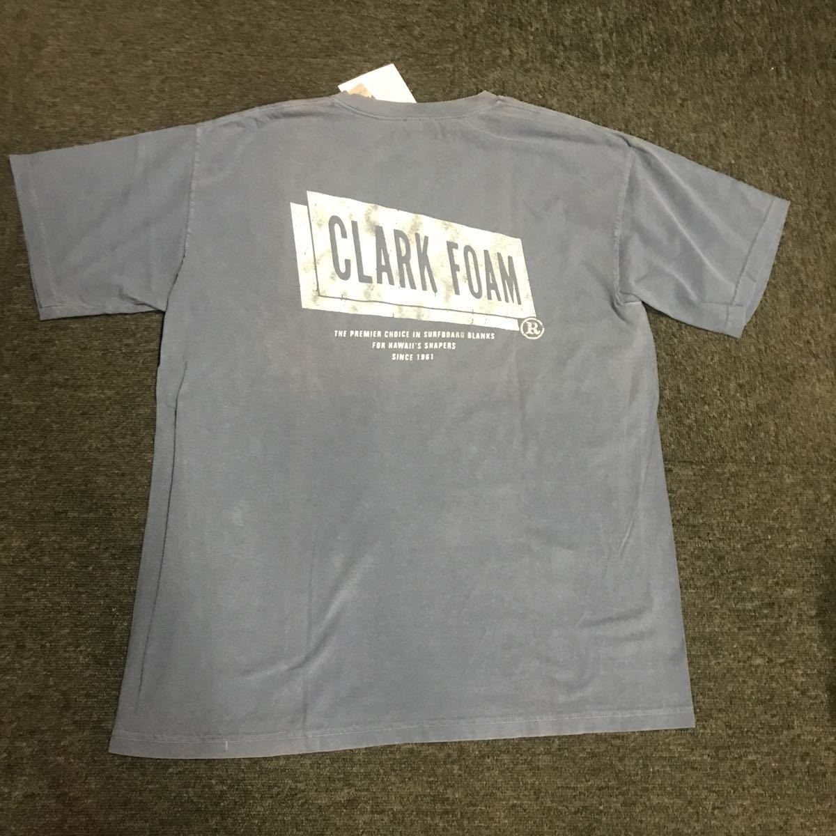 CLARK FOAM プリントTシャツ MALIBU SHIRTS BLUE Lサイズ_画像2