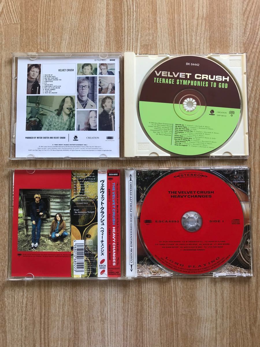 ヴェルヴェットクラッシュ CD2点セット ヘヴィーチェンジズ 国内盤 /Ｔｅｅｎａｇｅ Ｓｙｍｐｈｏｎｉｅｓ ｔｏ Ｇｏｄ　輸入盤