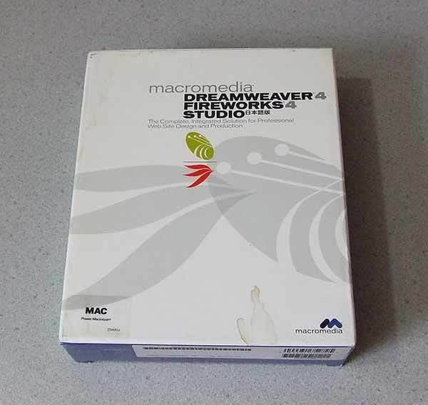 Macromedia Dreamweaver 4 Fireworks 4 Studio 日本語版 Macintosh_画像1