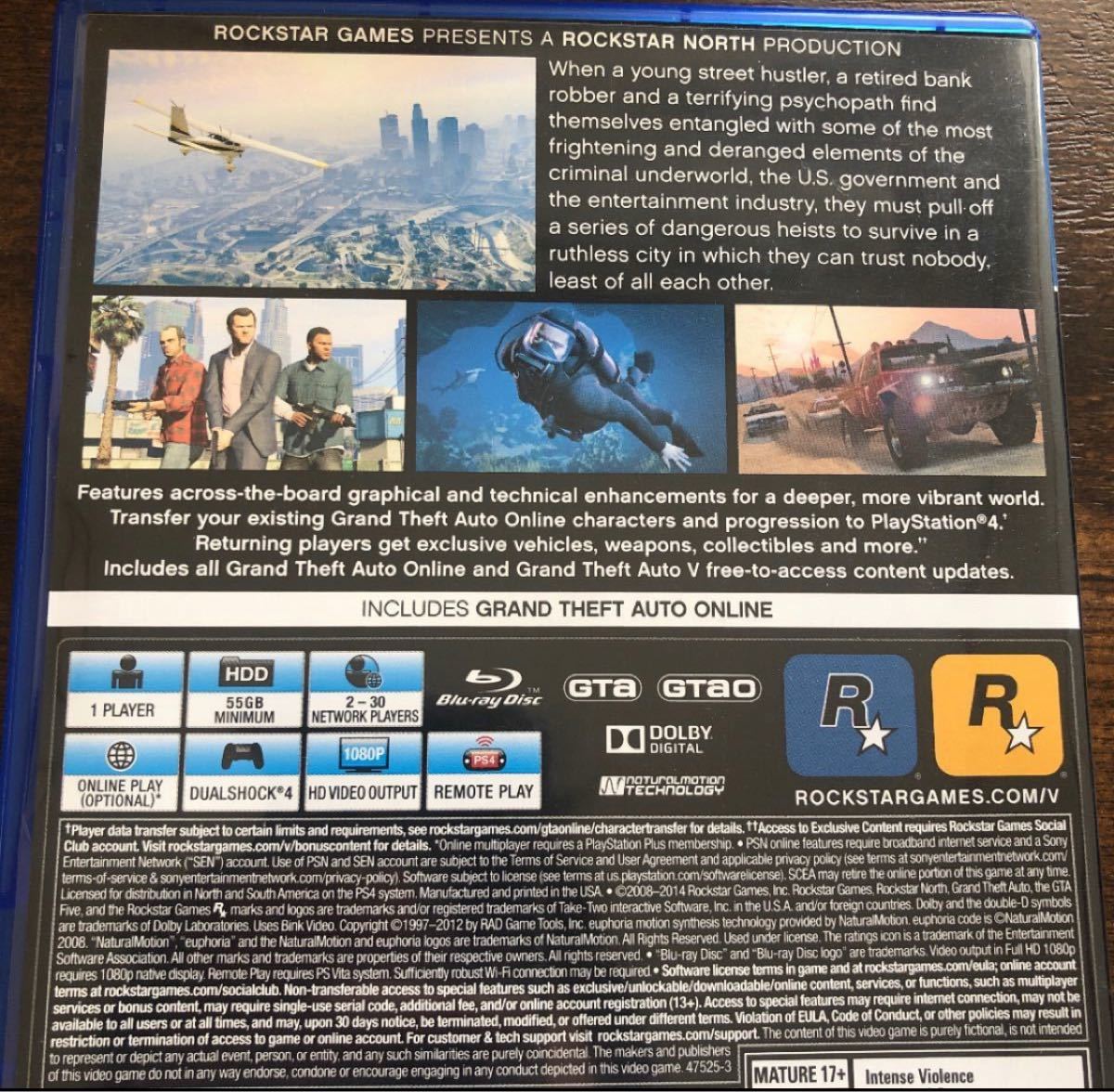 PS4 GTA5 北米版 Grand Theft Auto V grand theft auto グランドセフトオート5 