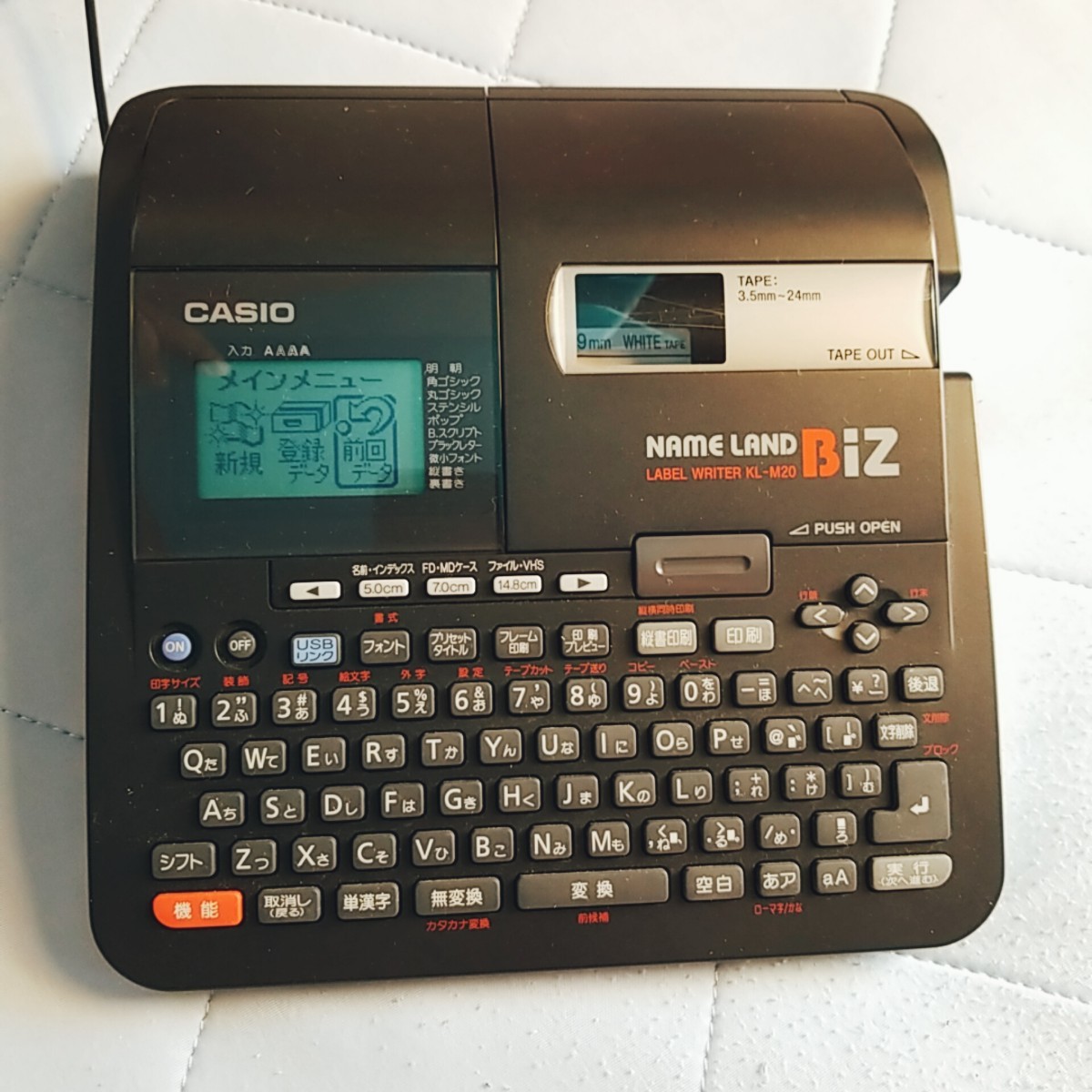 カシオ ネームランド KL-M20