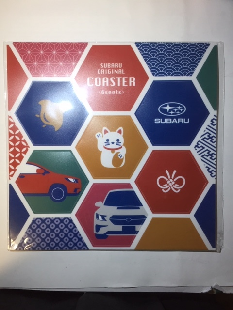 SUBARU original Coaster &ji bread g club 2021/5 month number. collaboration set not for sale 