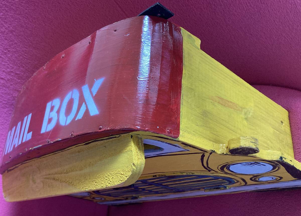 完全オールハンドメイド【郵便ポスト MAIL BOX】OLD MINI 旧い