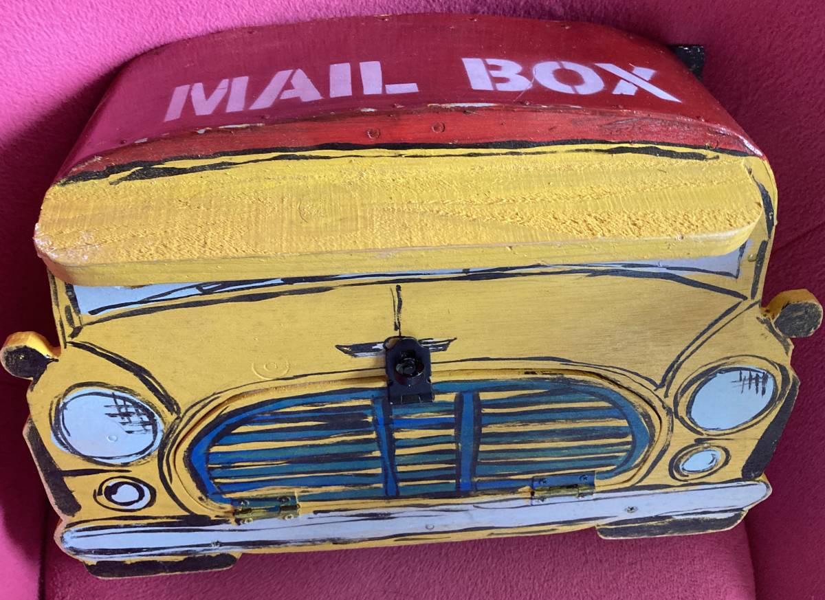 完全オールハンドメイド【郵便ポスト MAIL BOX】OLD MINI 旧い