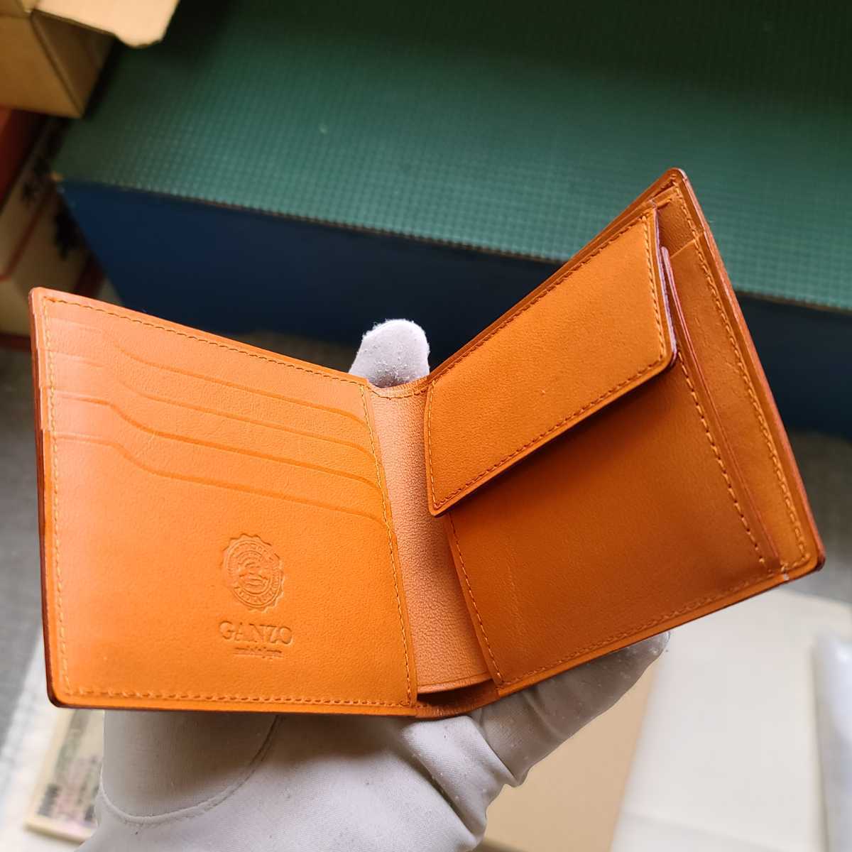 新品!未使用,ガンゾ,交渉可!コードバン!ガンゾ,ルチダ,ブラウン,GANZO