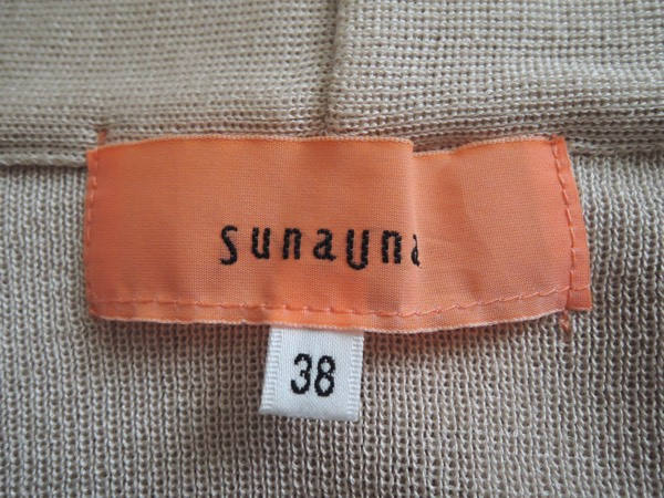 sunauna SunaUna front finished line knitted cardigan feather woven stock ) world size 38