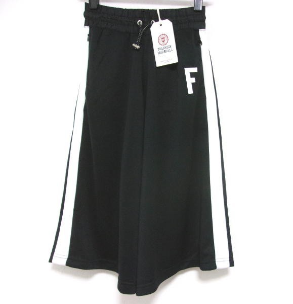  new goods *FRANKLIN&MARSHALL* Frank Lynn Marshall * jersey - wide pants *XS* small size * black * gaucho pants 