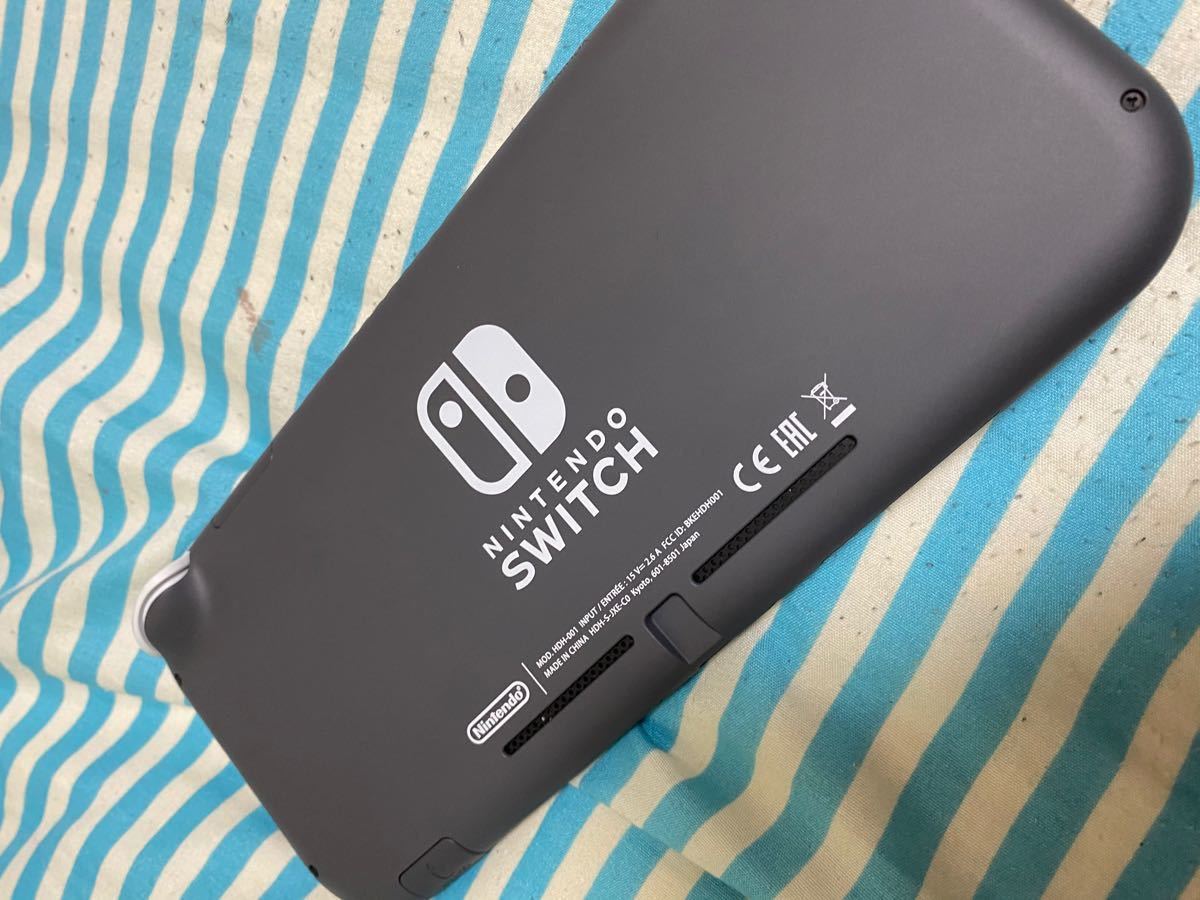 【ほぼ新品】Nintendo Switch LITE グレー【オマケ付き】