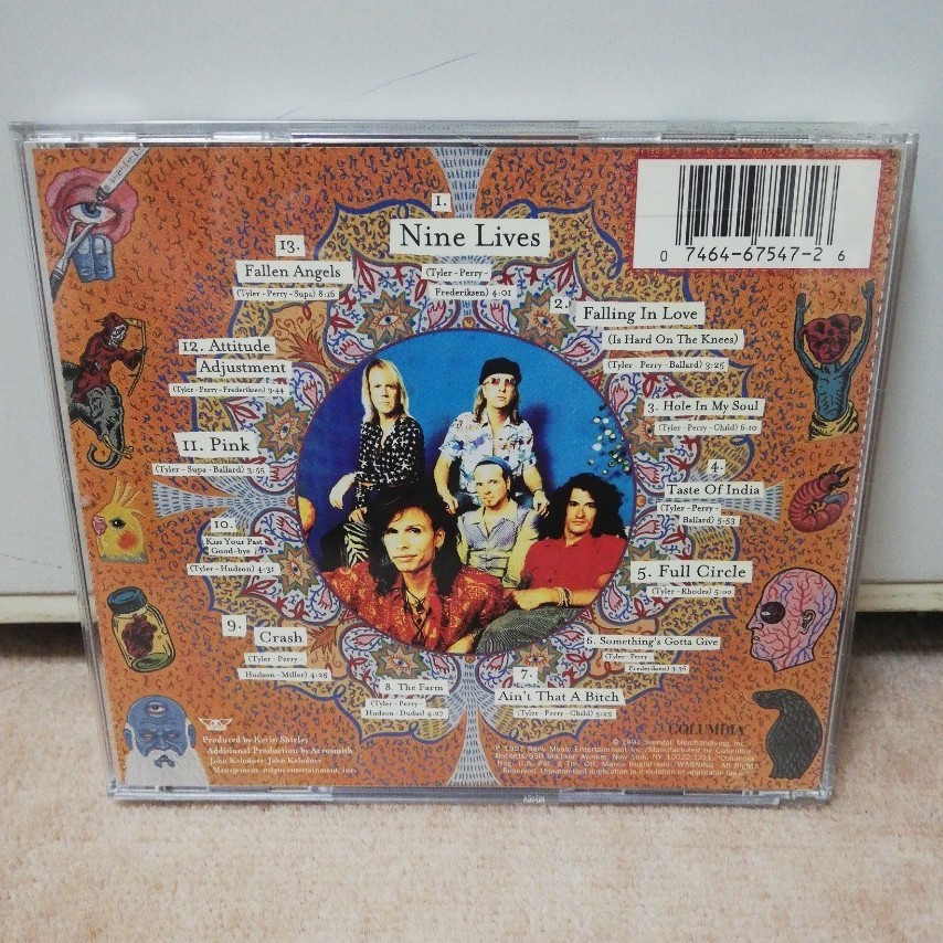 エアロスミス　NINE LIVES 1997年　CD 