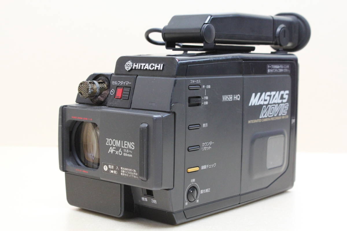 日立 マスタックスムービー VM-C30 VHS-C MASTACS MOVIE レトロ　_画像1