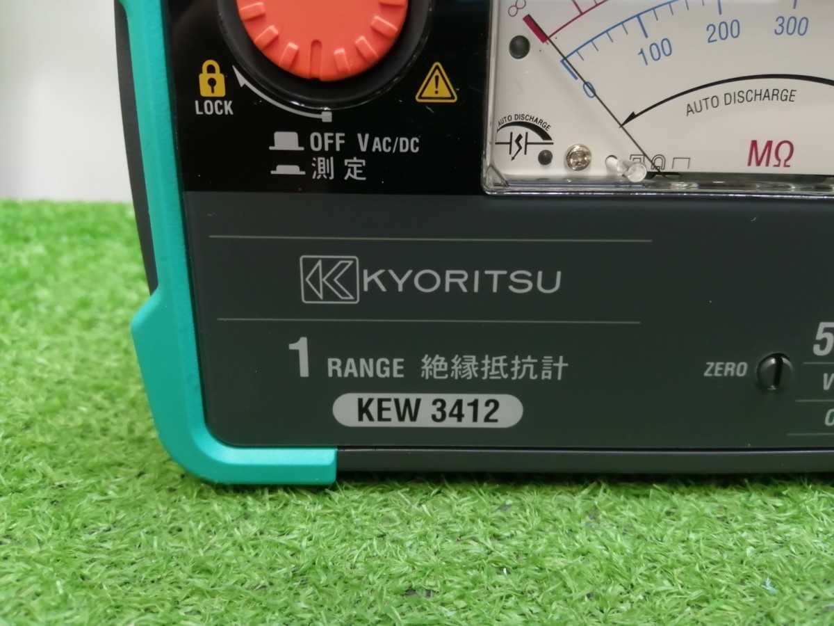楽天ランキング1位】 未使用品 KEW3412 1レンジ 絶縁抵抗計 共立電気 