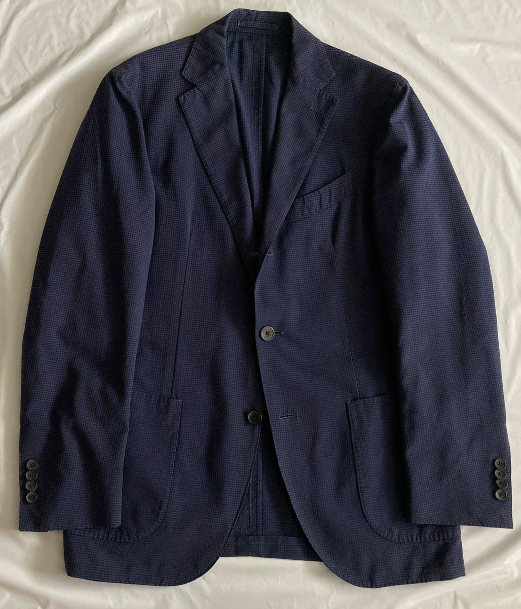 LARDINI ラルディーニ 48 テーラードジャケット ネイビー系 ウール