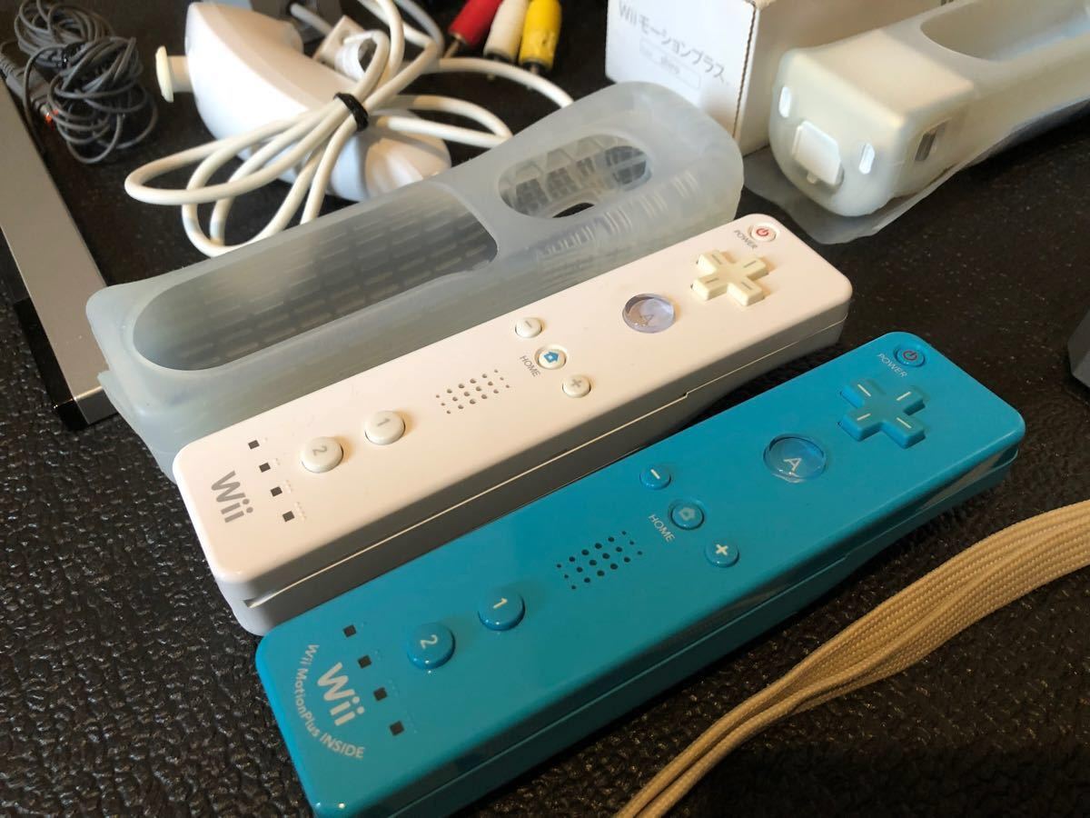 任天堂 Wii本体 リモコン モーションプラス ヌンチャクセット