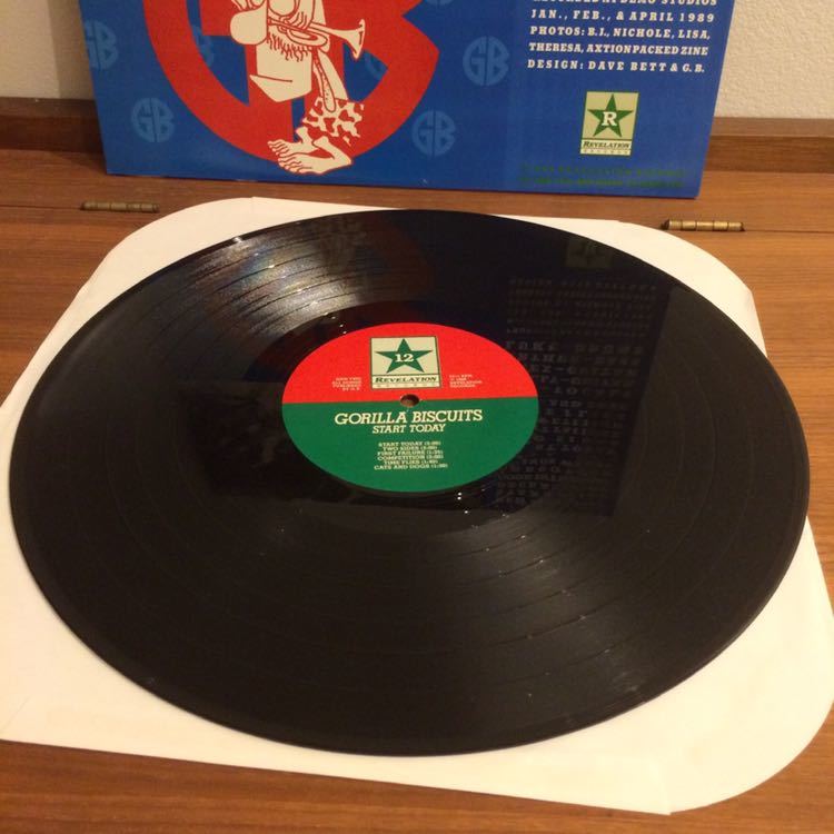 LP-004 Gorilla Biscuits Start Today LP US盤 Revelation Records CIV LONDON NITE_画像3