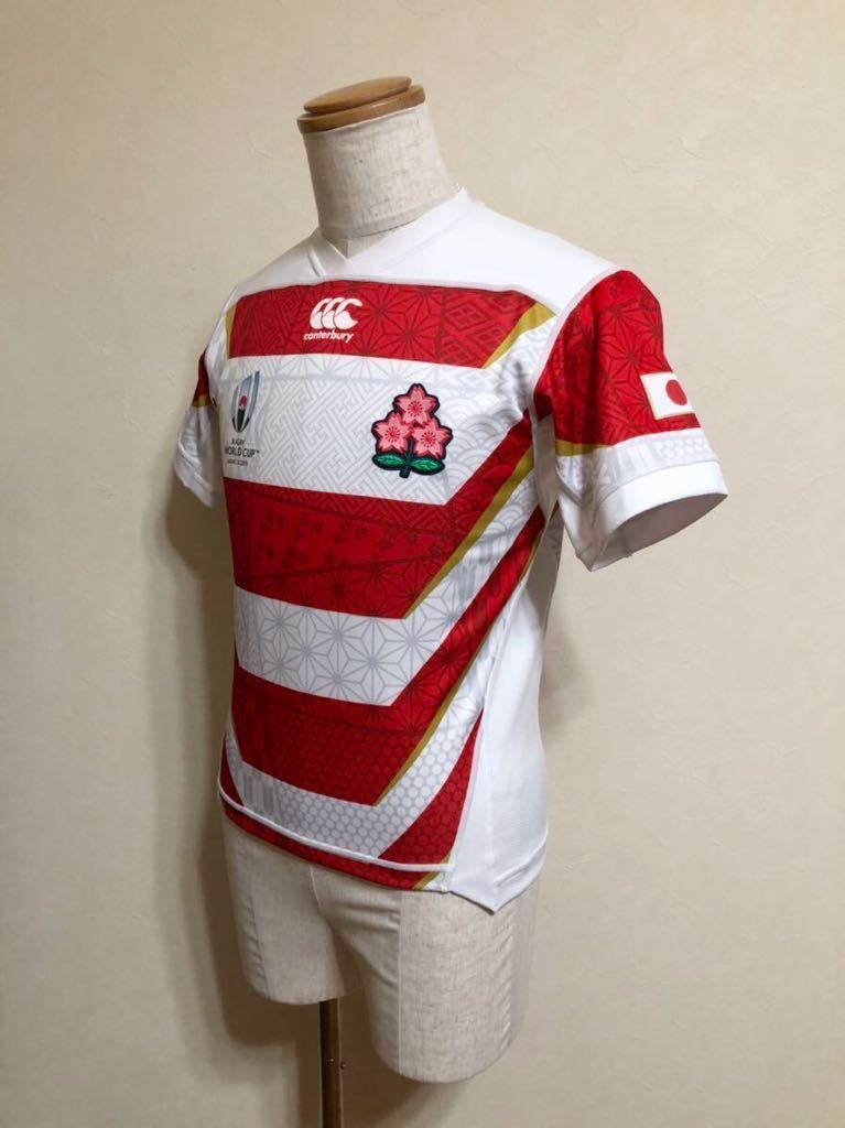 美品】 CANTERBURY カンタベリー ラグビー 2019 日本代表 桜 ジャージ