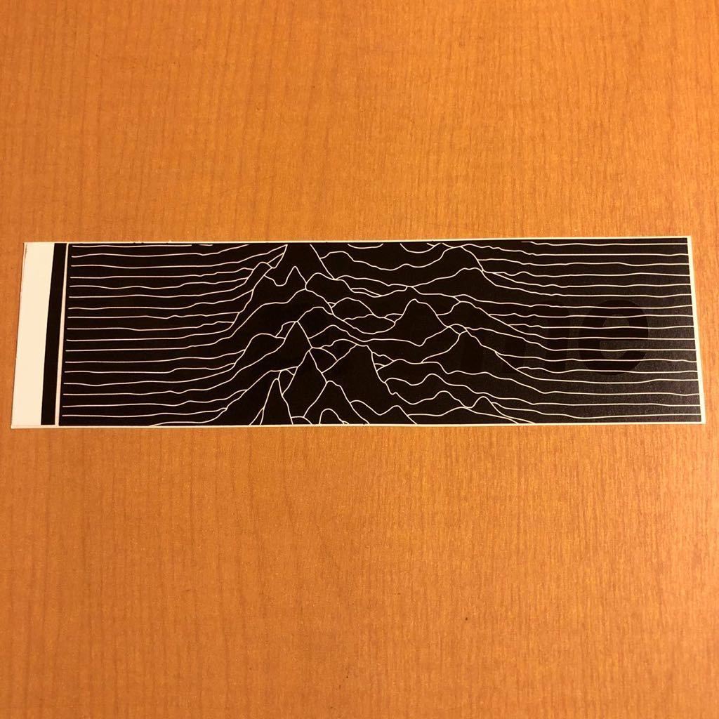 レア 新品 SUPREME JOY DIVISION BOX LOGO STICKER 2005 PETER SAVILLE UNKNOWN PLEASURES BLACK ボックスロゴ ステッカー 黒