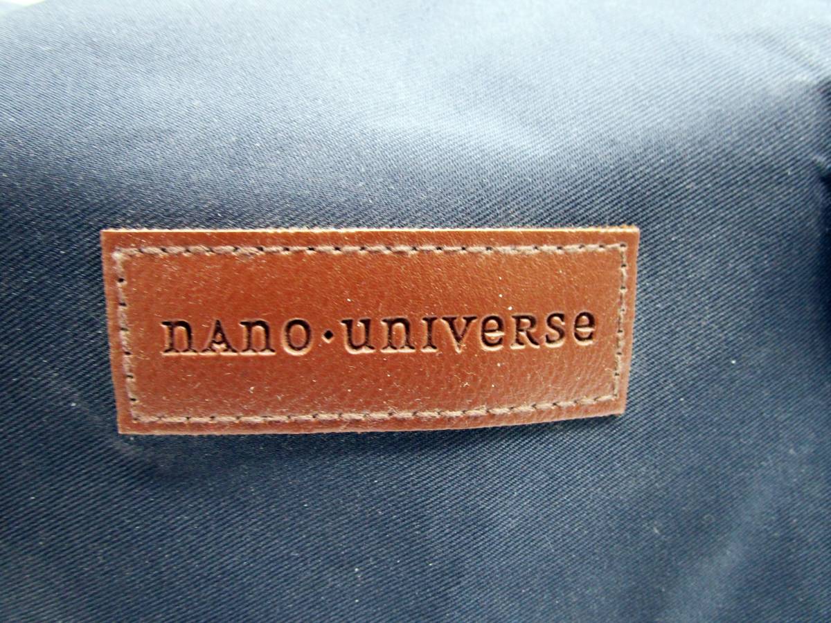 nano・universe　ナノユニバース　BIG ボストンバッグ　ネイビー_画像6