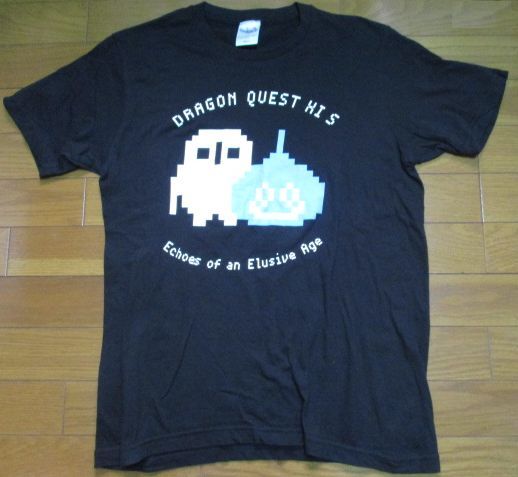 激レア! ドラクエ スライム Tシャツ Lサイズ 黒 ファミコン 激レア! ドラクエ スライム Tシャツ Lサイズ 黒 ファミコン