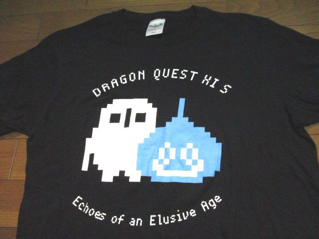 激レア! ドラクエ スライム Tシャツ Lサイズ 黒 ファミコン 激レア! ドラクエ スライム Tシャツ Lサイズ 黒 ファミコン