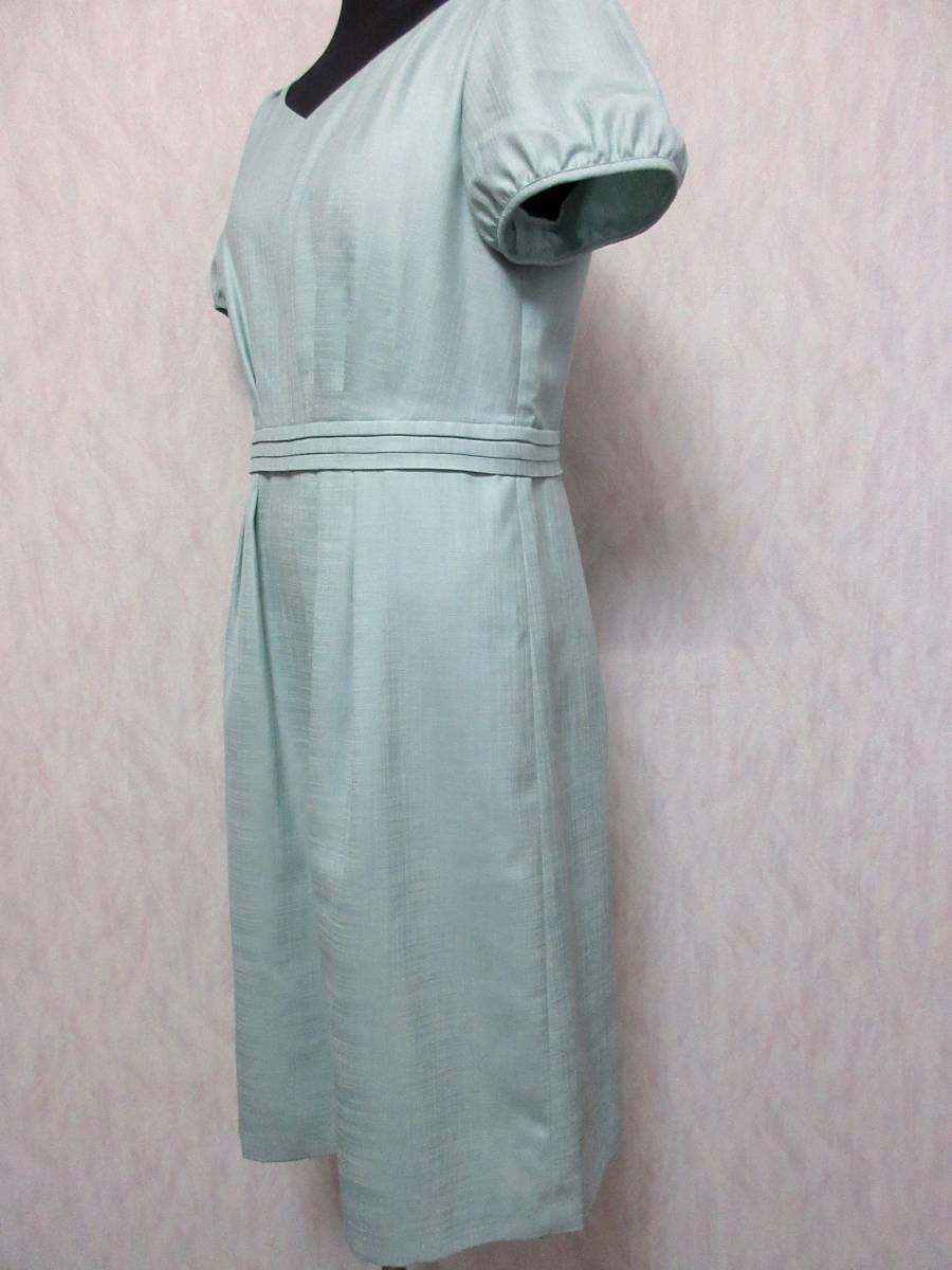  beautiful goods SunaUna sunauna puff sleeve One-piece mint green 38 higashi 9161