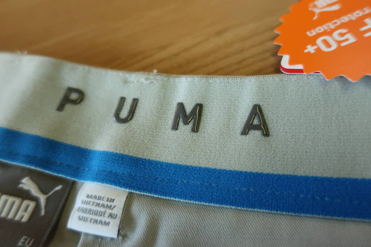 ☆☆PUMA Jackpot Short 【ライトグレー 28】 特注コブラ刺繍入り ジャックポット ショートパンツ 吸湿発散 UVカット プーマ 新品_画像5