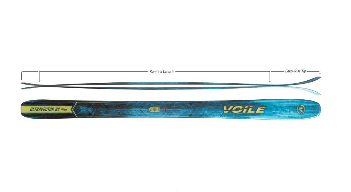 Voile Ultra Vector BC Ski 184cm bolle Ultra bekta- задний Country лыжи Ultravector
