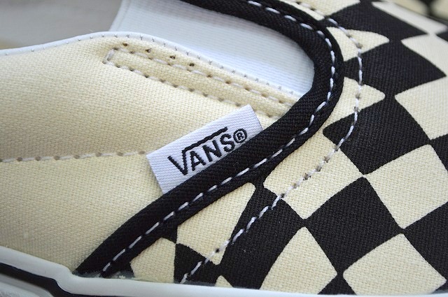 新品未使用 VANS バンズ Classic SLIP ON TWIST クラシック スリッポン ツイスト チェッカー柄 ブラック 黒/白 US9 27センチ 送料無料_画像6