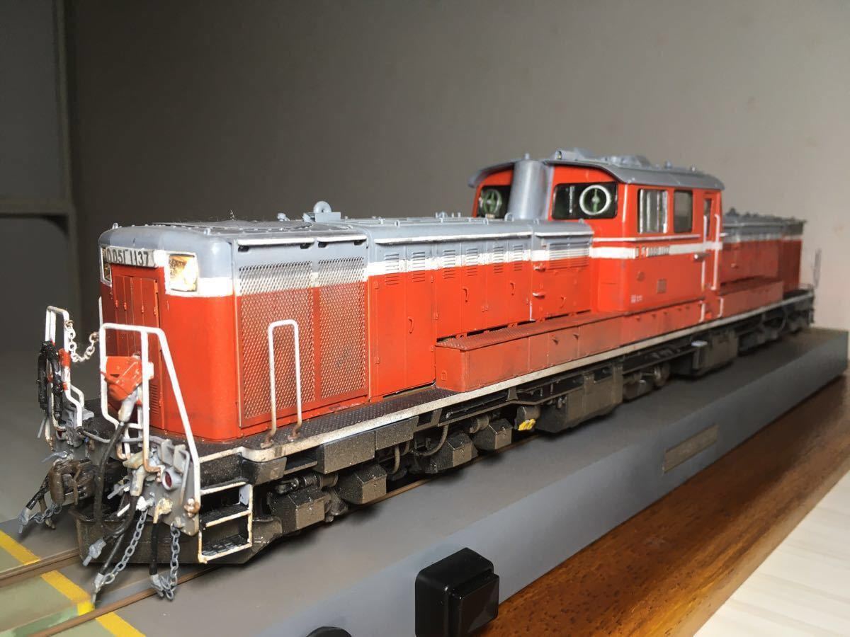 アオシマDD51 国鉄色 OJ 1/45 ライト点灯 エンジン始動音源有 アオシマDD51 国鉄色 OJ 1/45 ライト点灯 エンジン始動音源有