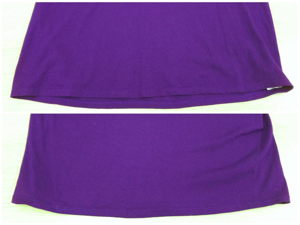 WIND AND SEA ウィンダンシー SEA wavy L/S T‐Shirt 20AW ロングスリーブ Tシャツ ロンT コットン100% サイズ XL パープル 店舗受取可_画像6