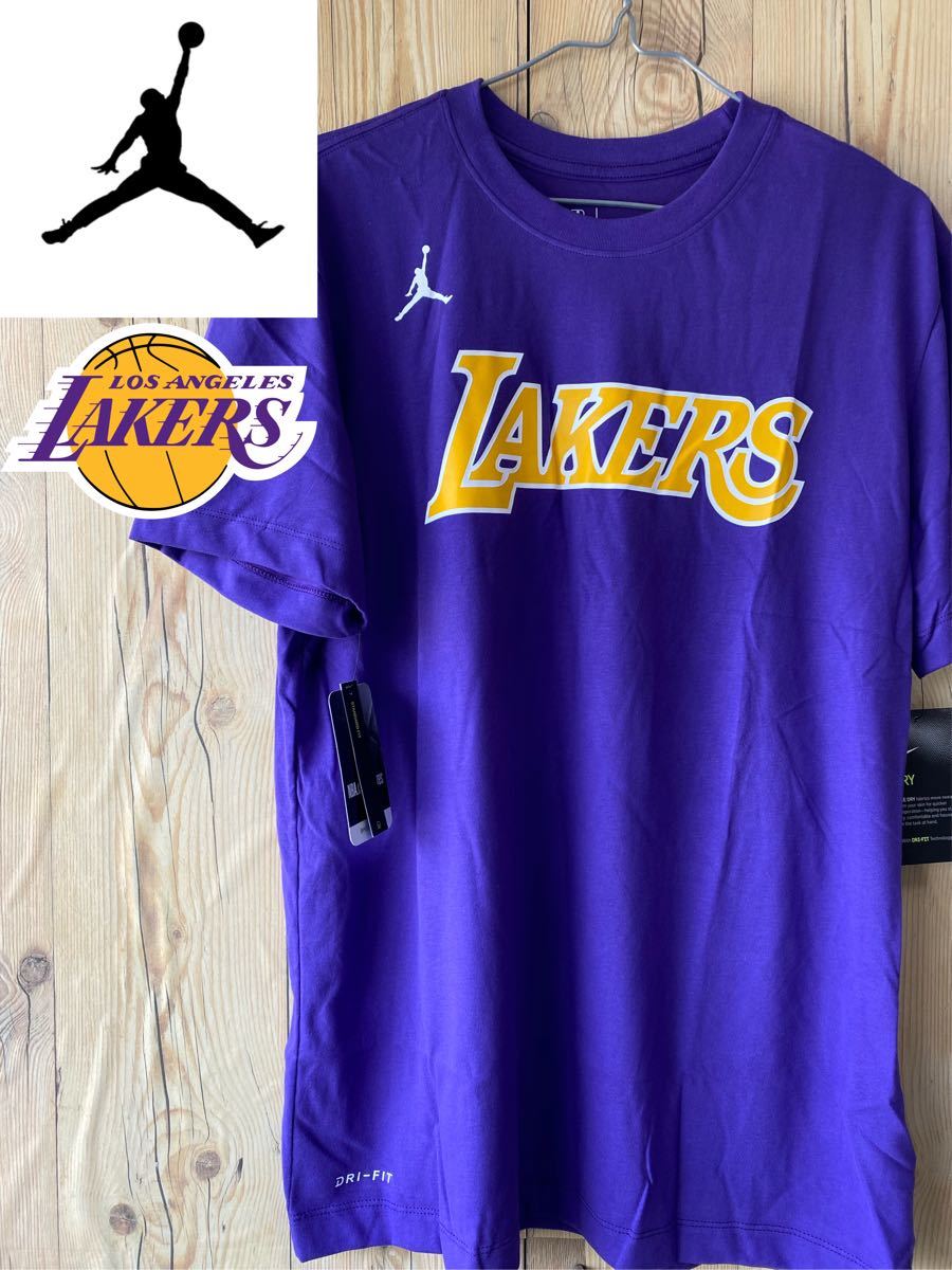 新品　NIKE JORDAN LAKERS Tシャツ