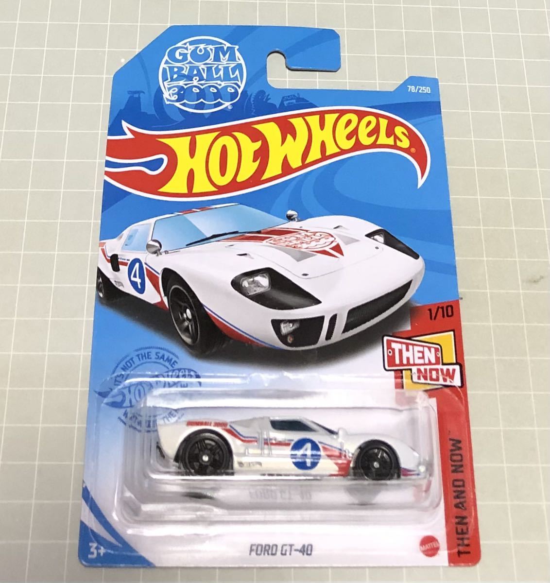 激レア・ホットウィール HOT WHEELS GUMBALL 3000 FORD GT-40 フォード