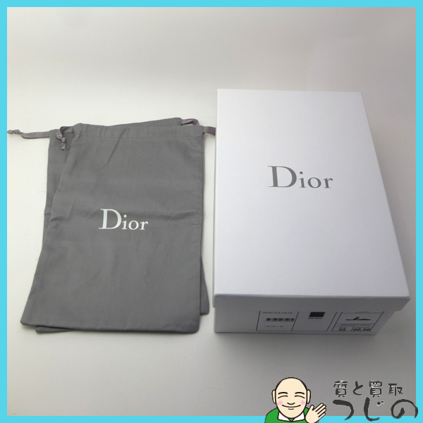 Dior ミュールサンダル パンプス フラットシューズ シースルー ディオール #35 21.5cm 靴 シューズ 美品 送料無料 質屋 神戸 つじの_画像9