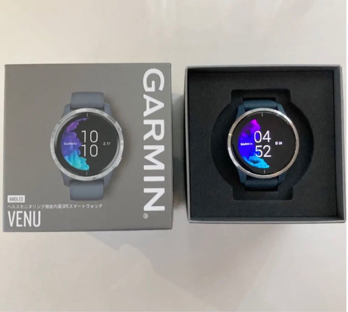 最新作の 【値下げ】GARMIN Venu Black / Gold - 腕時計(デジタル)