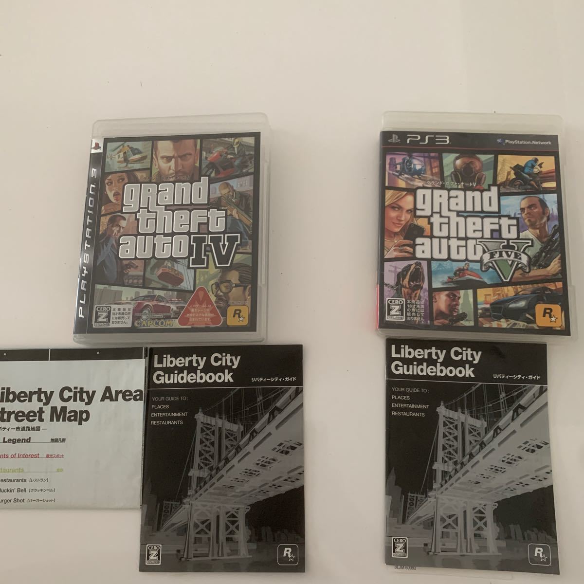 Grand Theft Auto グランドセフトオート、4、5 ps3 セット