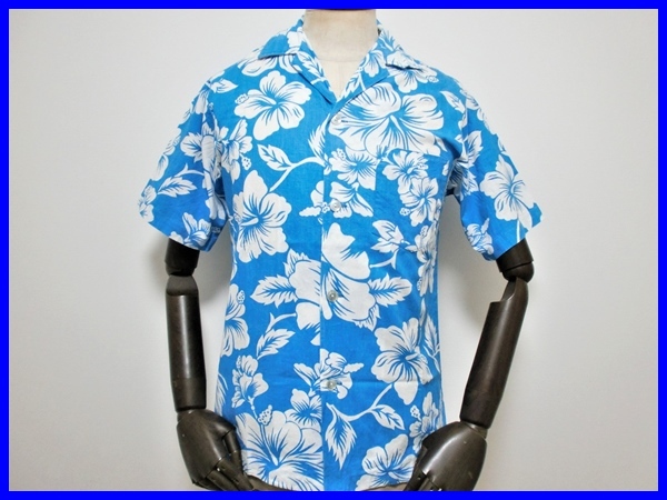即決 良品 ハワイ製 SUNMARI FASHIONS サンマリ アロハシャツ メンズS