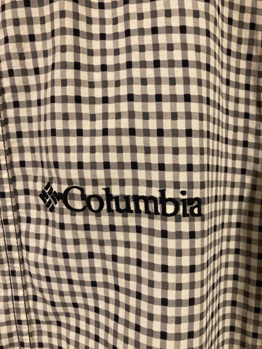 コロンビア ナイロンジャケット ギンガムチェック Columbia