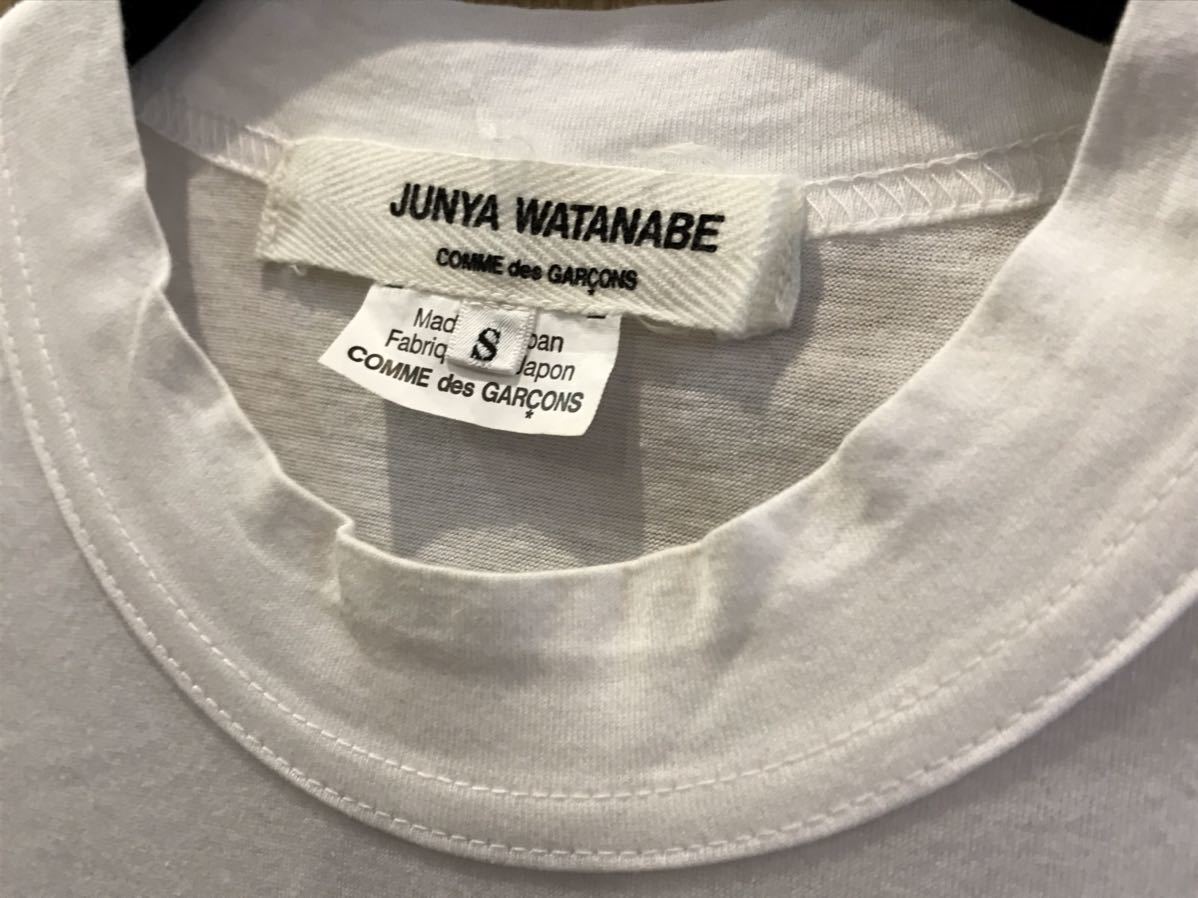  Junya Watanabe Comme des Garcons принт футболка S короткий рукав футболка JUNYA WATANABE COMME des GARCONS