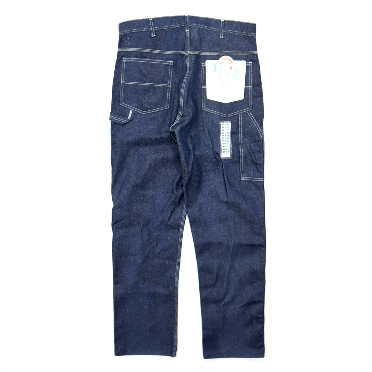* бесплатная доставка * неиспользуемый товар USA производства 80s Vintage KEY ключ Denim painter's pants Work джинсы 80 годы б/у одежда мужской 90s 90 годы 