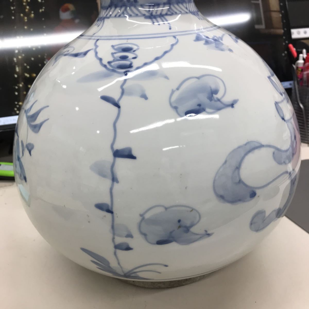 アンティーク】古い花瓶 アンティーク】古い花瓶