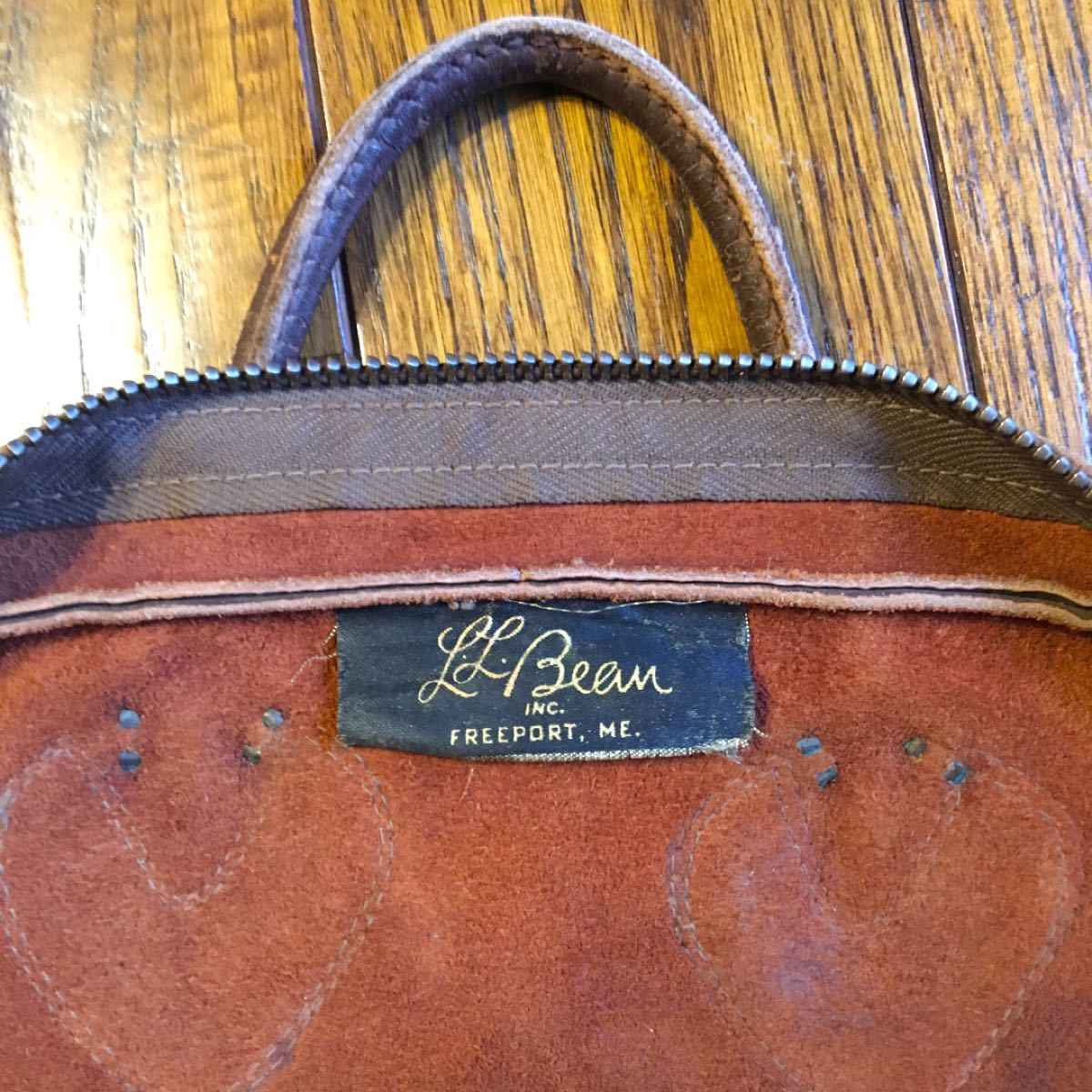 超レア!50's 黒タグ 筆記体 L.L.Bean オールレザー トートバッグ www