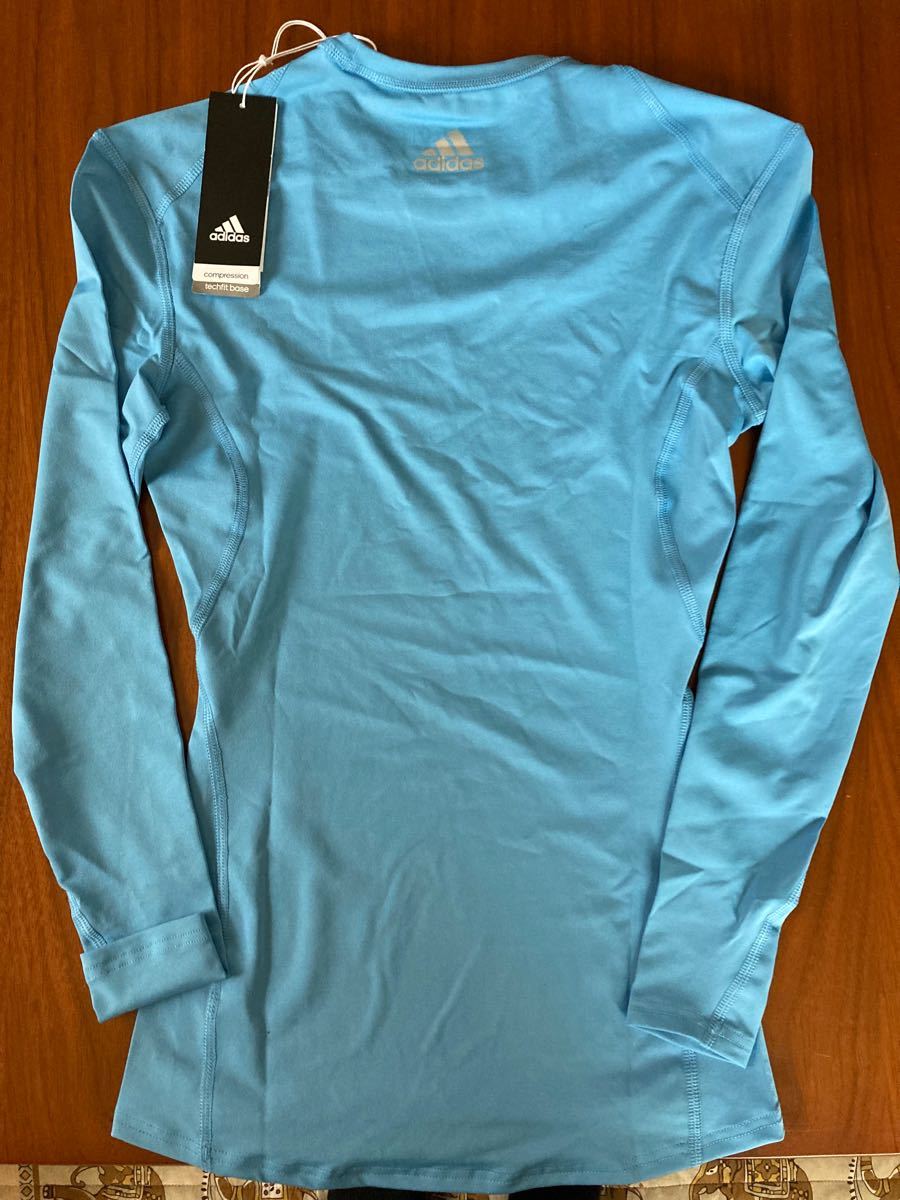 Paypayフリマ Adidas アディダス サッカーインナー長袖シャツ 水色 メンズ用 Mサイズ 女子可 着圧compression Techfet Paypayフリマ Adidas アディダス サッカーインナー長袖シャツ 水色 メンズ用 Mサイズ 女子可 着圧compression Techfet